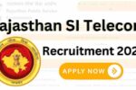 Rajasthan SI Telecom Recruitment 2024