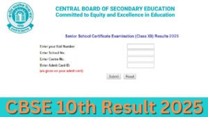 CBSE 10th Result 2025