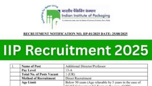 IIP Recruitment